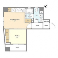 TAS駒込BLD.の間取り図