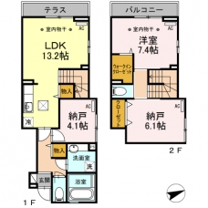 エリーワコートの間取り図