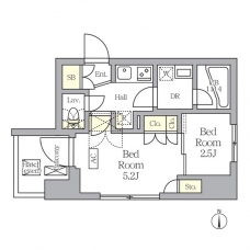 アジールコート王子の間取り図