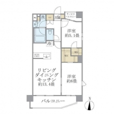 Ｓｏｌａｓｔ　Ｓｑｕａｒｅ綾瀬の間取り図