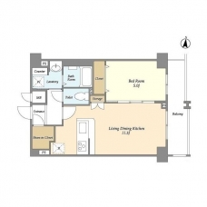 グランカミーユ江北の間取り図