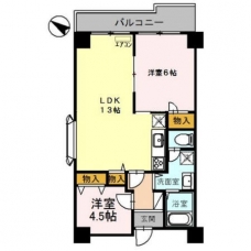 アベニールクニヤの間取り図