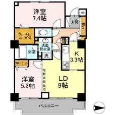 アコール北千住の間取り図