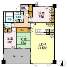 アクアテラ　ブロード・スクエアの間取り図