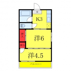ムラカミ川口ビルの間取り図