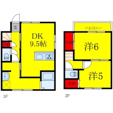 サンハウス豊島の間取り図