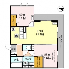 マルシェル館浦和美園の間取り図
