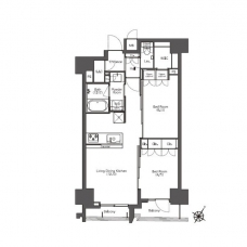 コンフォリア滝野川の間取り図