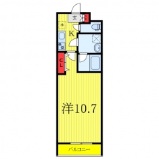 クレール志村の間取り図