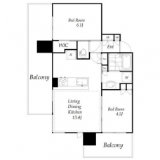 シティタワーズ板橋大山サウスタワーの間取り図