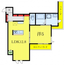 ヴァンドール志村の間取り図