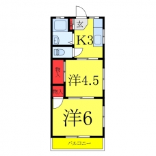 ミユキハイツの間取り図