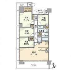 プラウドシティ加賀学園通りの間取り図
