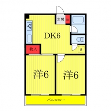 第1荻島ユニティの間取り図
