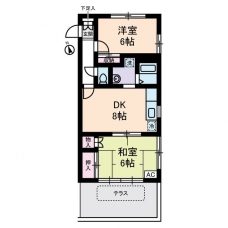 エステートピアＫの間取り図