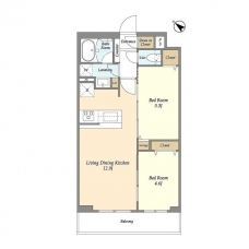 グランカーサ王子Ⅱの間取り図