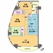 カスタリア池袋の間取り図