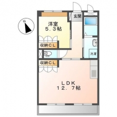 マーガレットガーデンⅡの間取り図