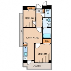 アレグレット掃部宿の間取り図