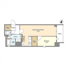 シーズンフラッツ東十条 の間取り図