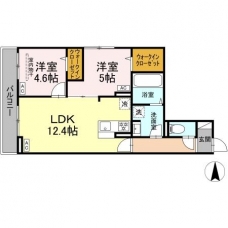 セレスティア谷在家Ⅱの間取り図