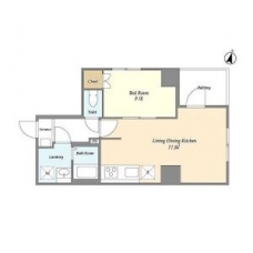 ピュアレジデンス小石川の間取り図