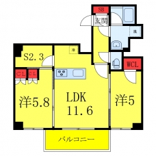 SYFORME　ITABASHI　Ⅲの間取り図