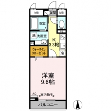 クレール滝野川の間取り図