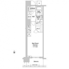 コンフォリア秋葉原EASTの間取り図