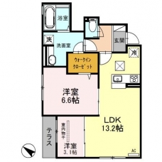 イー・エフ・レーヴの間取り図