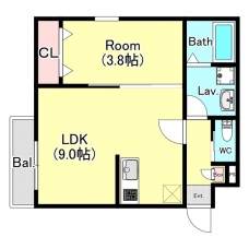 ジーメゾン川口南鳩ヶ谷の間取り図