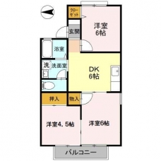 プリシェール北村の間取り図