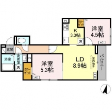 セレスティア興野の間取り図