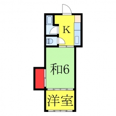 コーポ小勝の間取り図