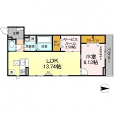 アナシエ西伊興の間取り図