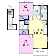 シンシア貳番館の間取り図