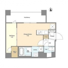 グランカーサ上野松が谷の間取り図