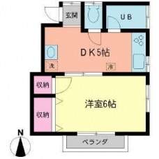 コーポプリティの間取り図