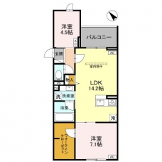 Noble villa浦和美園の間取り図