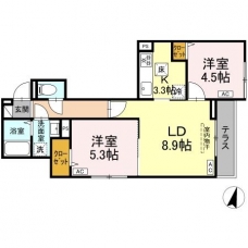 セレスティア興野の間取り図