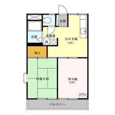 リバーサイド　Bの間取り図