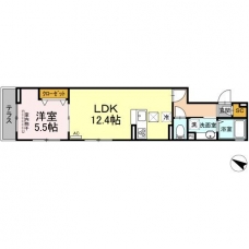 アンジュール小豆沢の間取り図