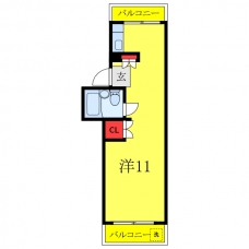 メゾンエーグレットの間取り図