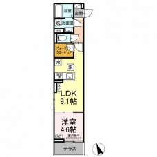 セレスティア池袋立教通りの間取り図