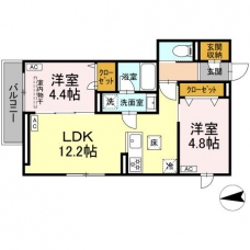 セレスティア六町Ⅳの間取り図
