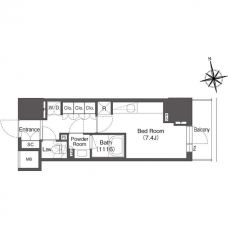 コンフォリア東上野の間取り図