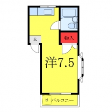 カーサマドンナの間取り図