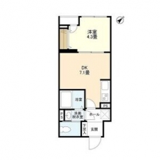 ウェルスクエアイズム巣鴨の間取り図
