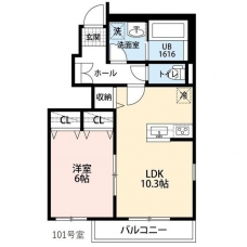 コントレイルⅠの間取り図