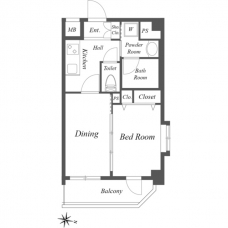 グリーンフィールド小竹向原の間取り図